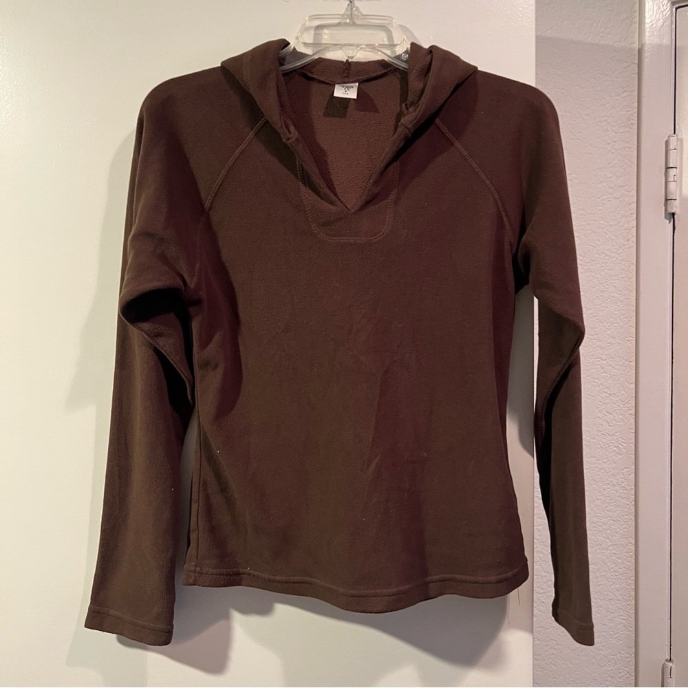 Prana Chocolate Brown Hooded Pullover